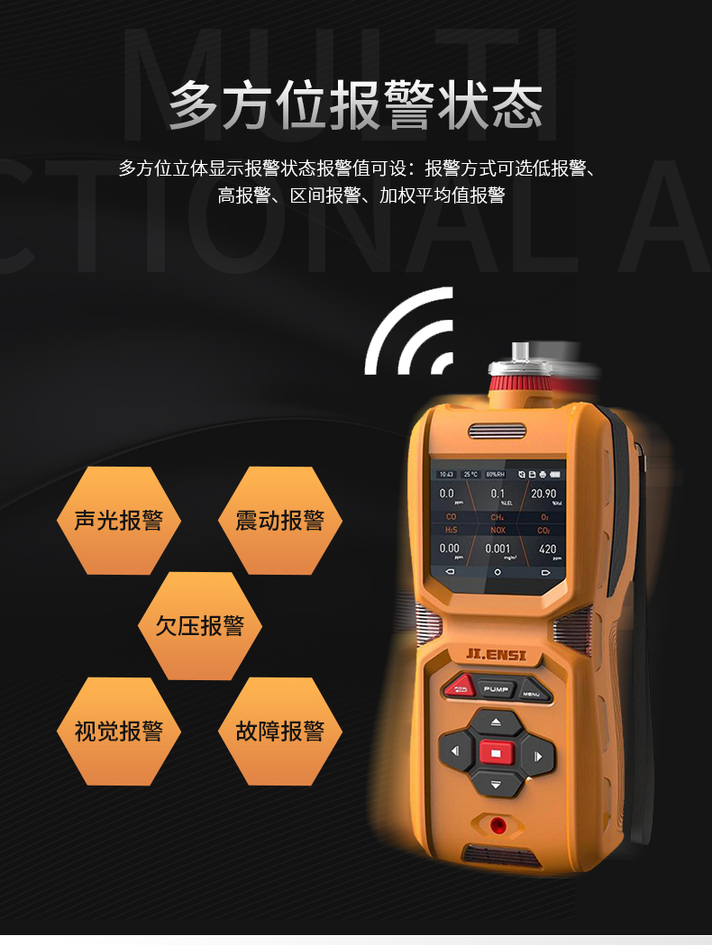 MS600便攜式氣體（tǐ）檢測儀